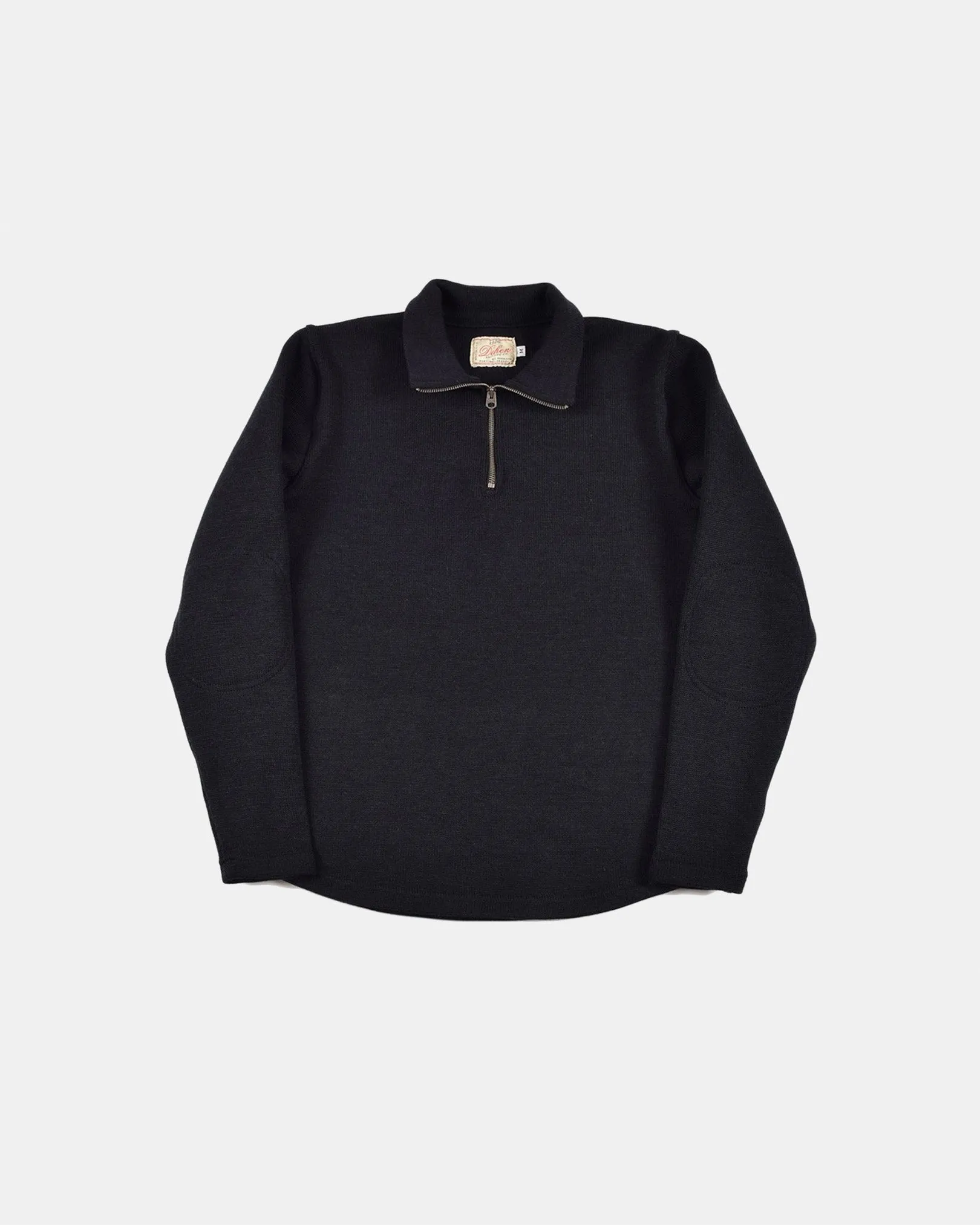 1/4 Zip Moto-Jersey - Dark Navy