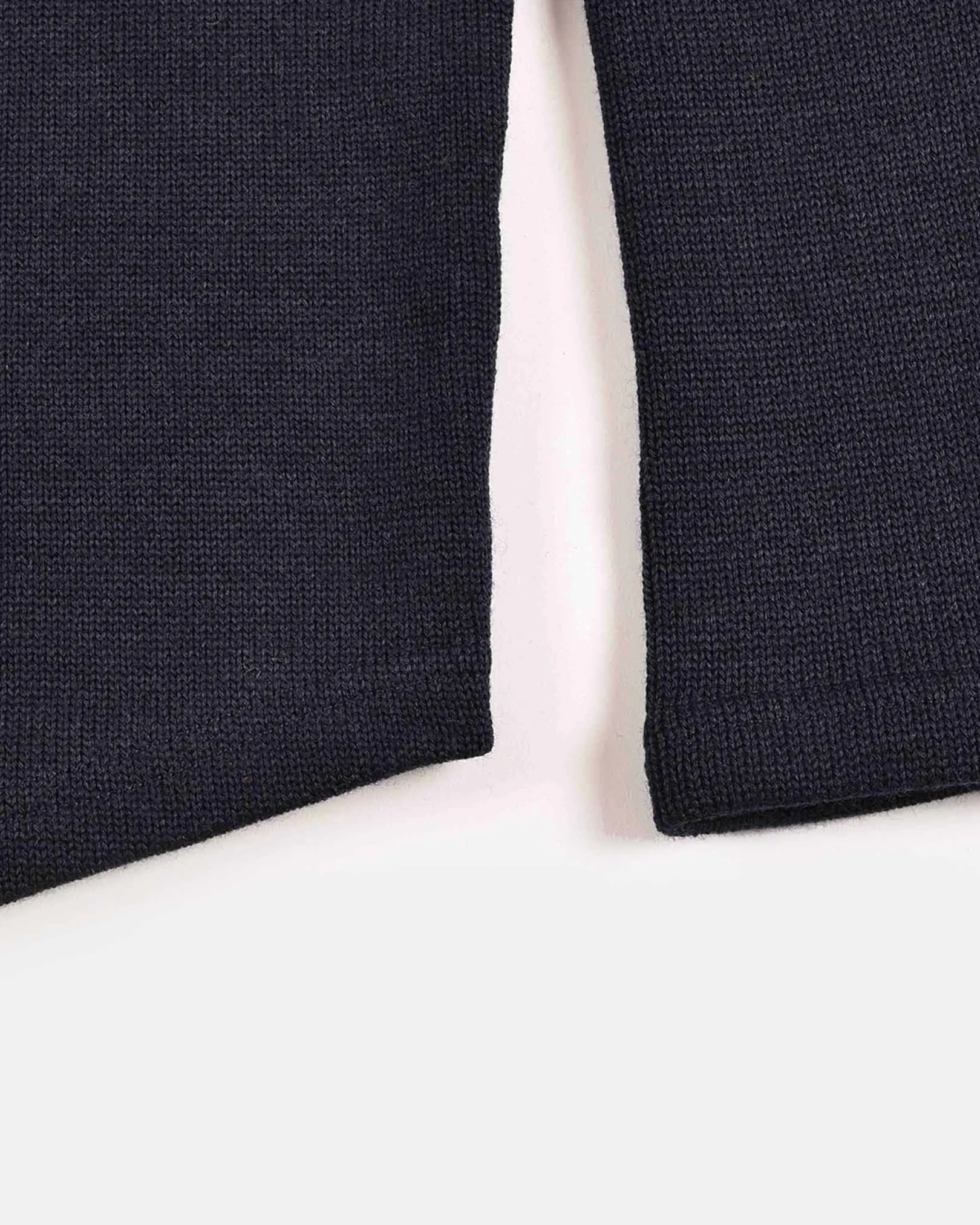 1/4 Zip Moto-Jersey - Dark Navy