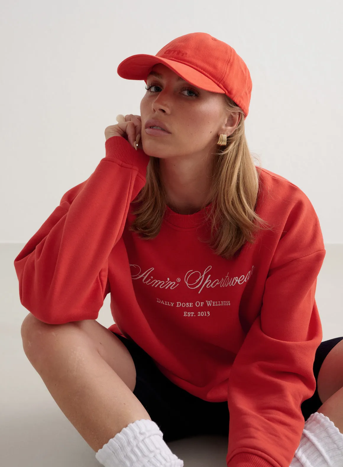 90's Red Small Logo Cap