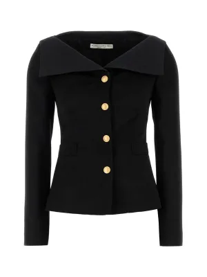 Alessandra Rich Black Jackets