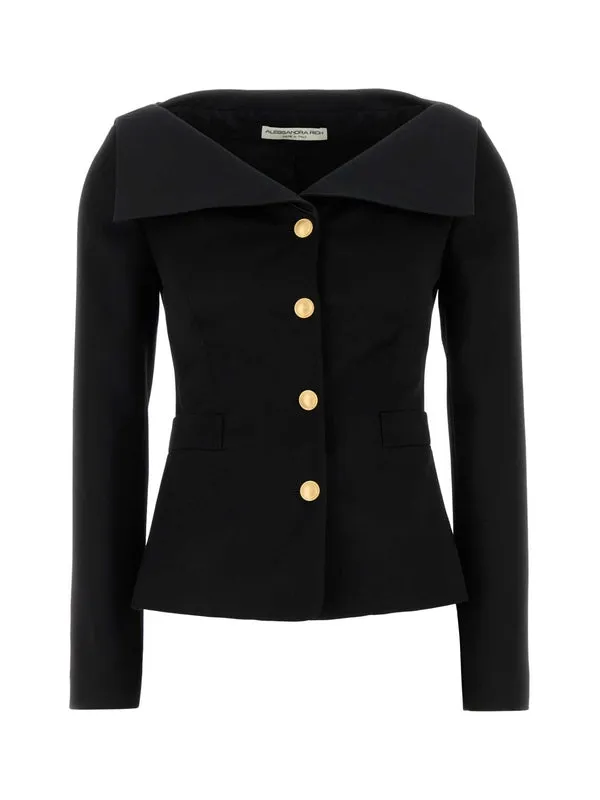Alessandra Rich Black Jackets