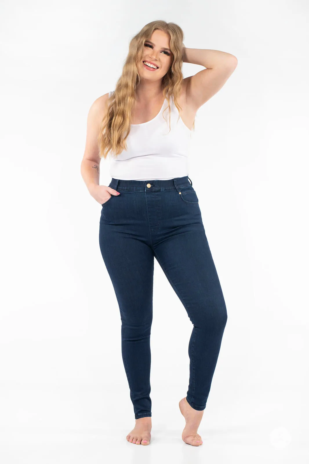 Anytime Jeggings - Indigo