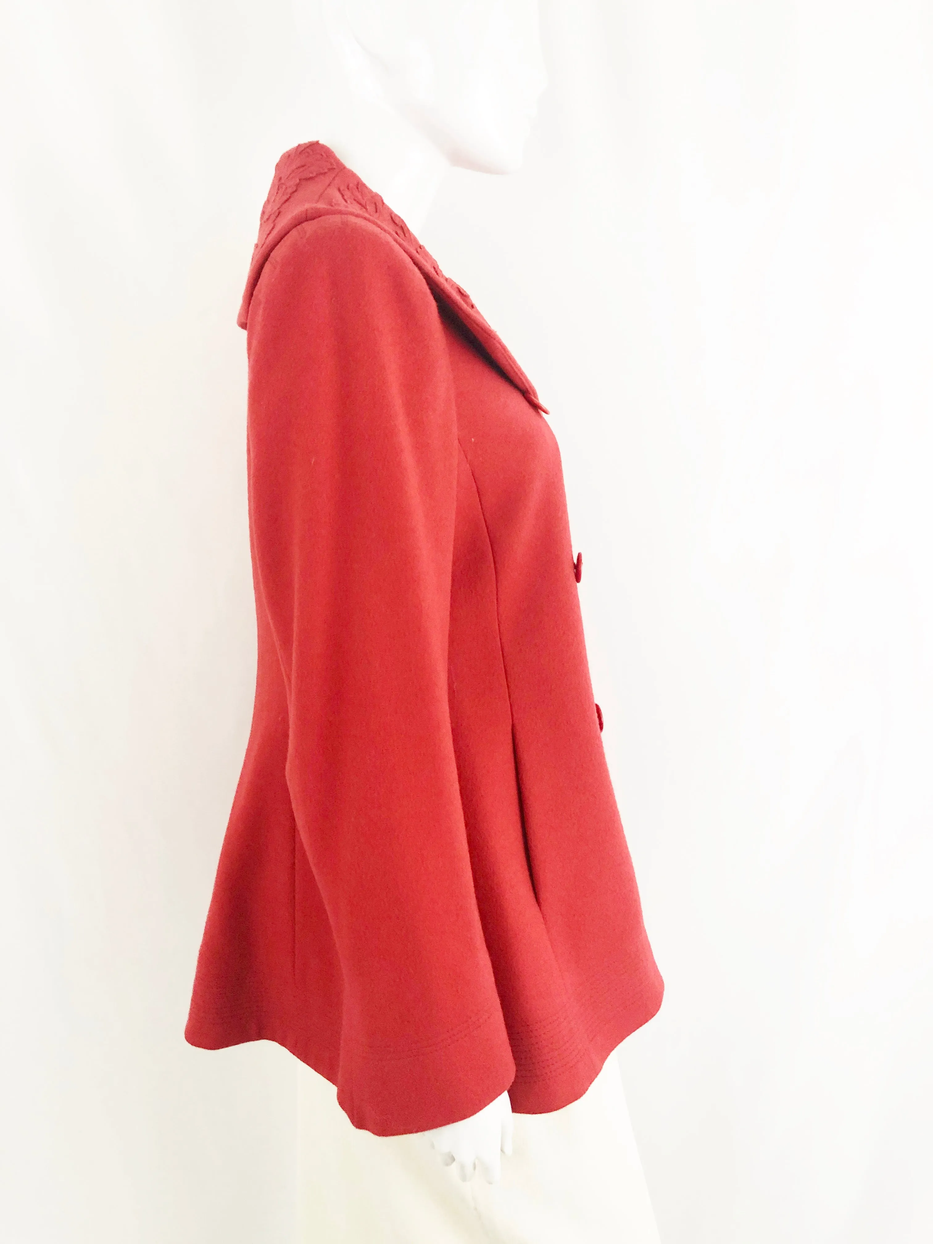 Armani Collezioni Embroidered Wool Jacket Size 6