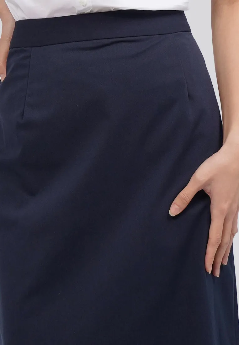 Basic Maxi Skirt Navy