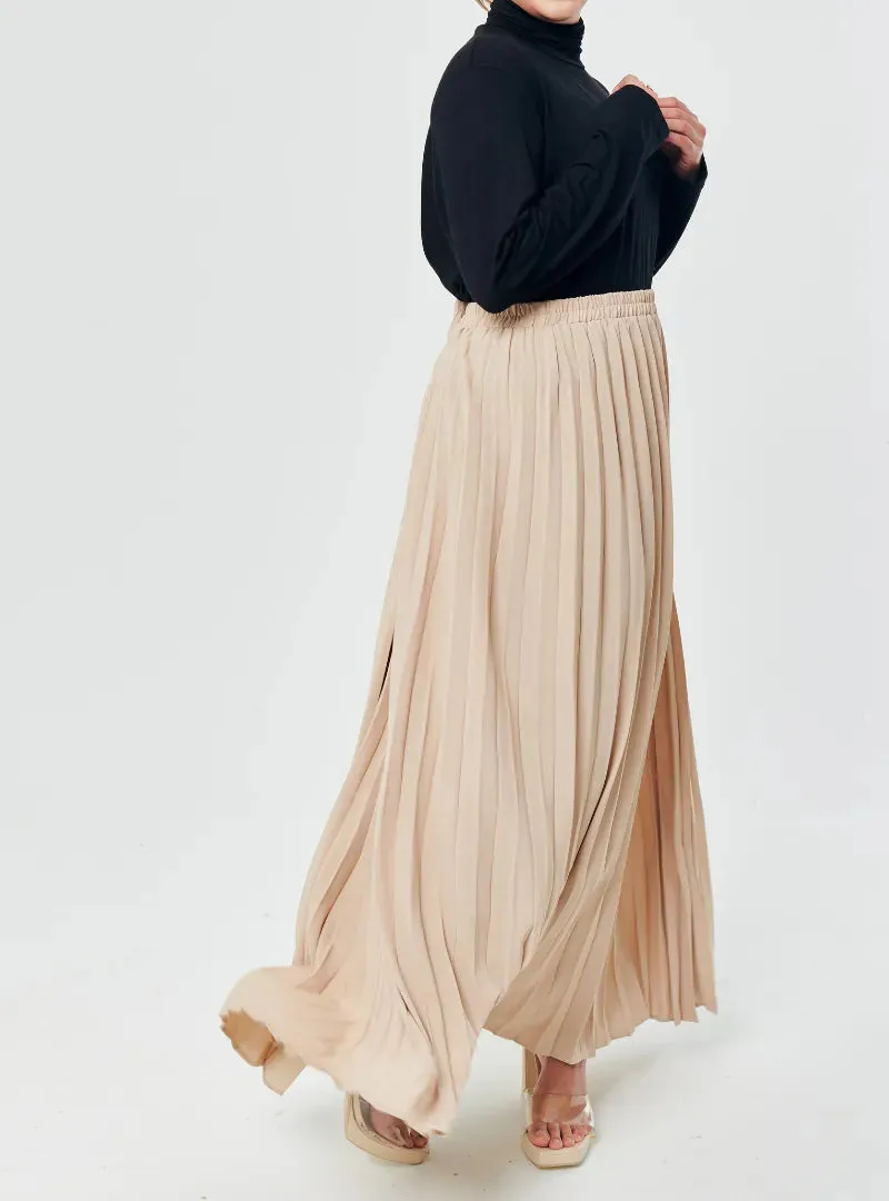Basic Pleated Skirt