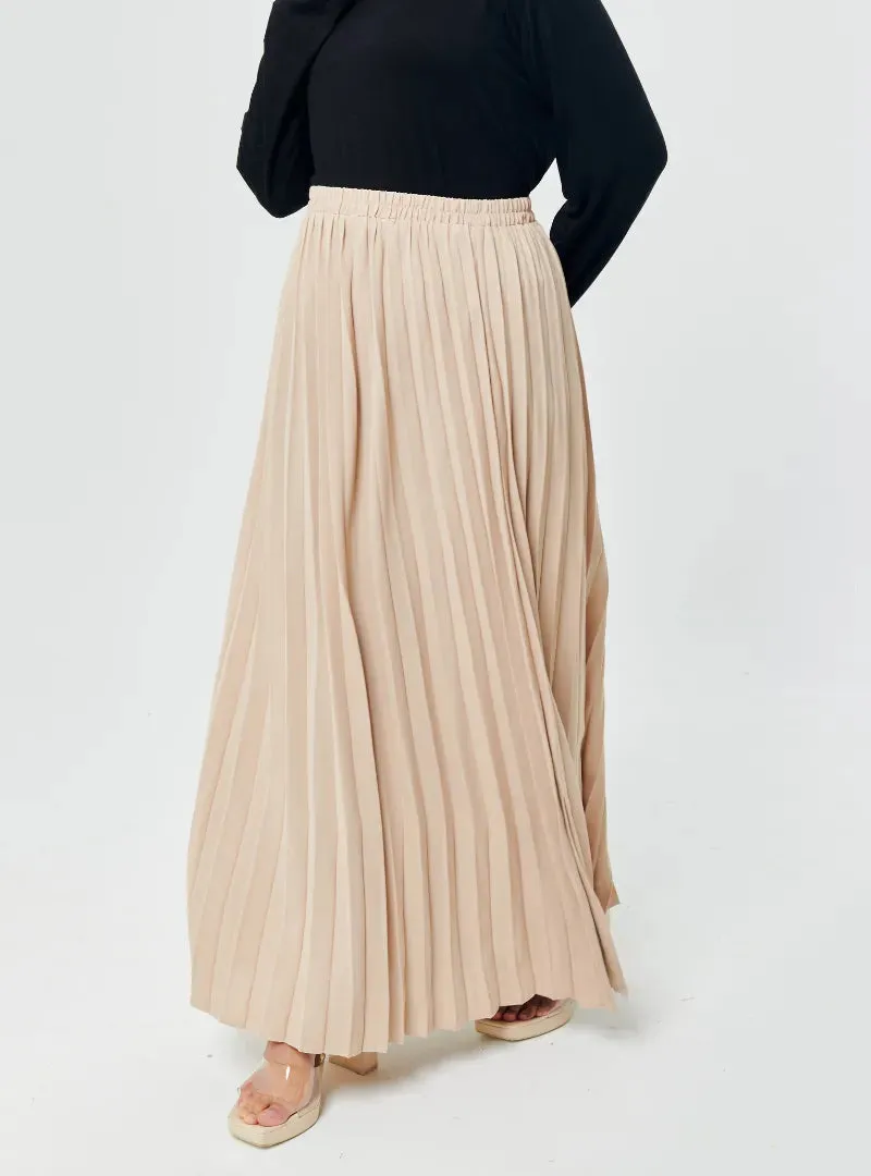 Basic Pleated Skirt