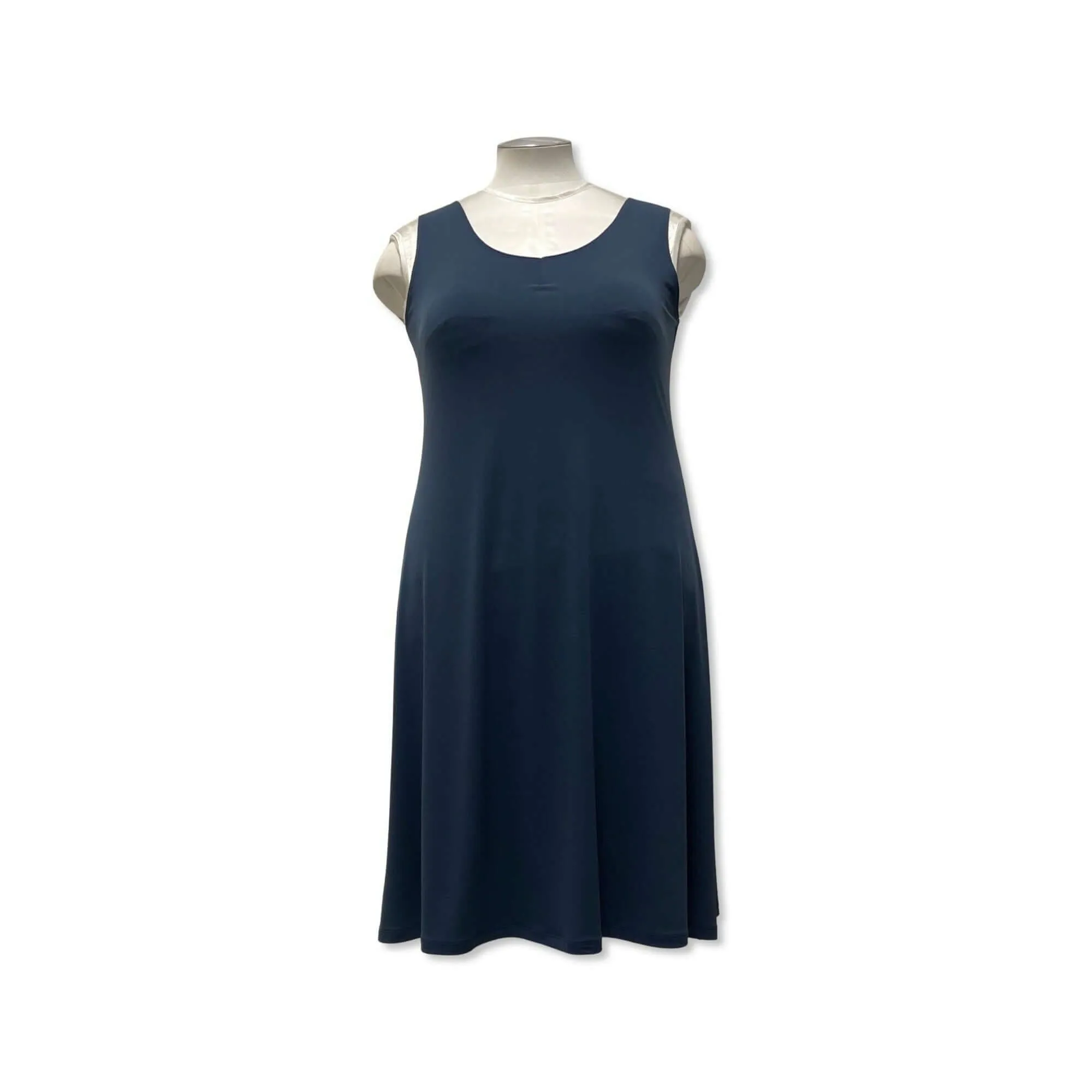 BASIC SLIP DRESS - Denim Blue