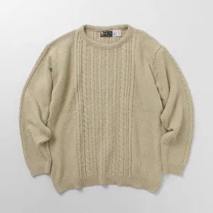 BINGHAMTON KNITTING COMPANY / Fisherman Pullover Cotton Knit