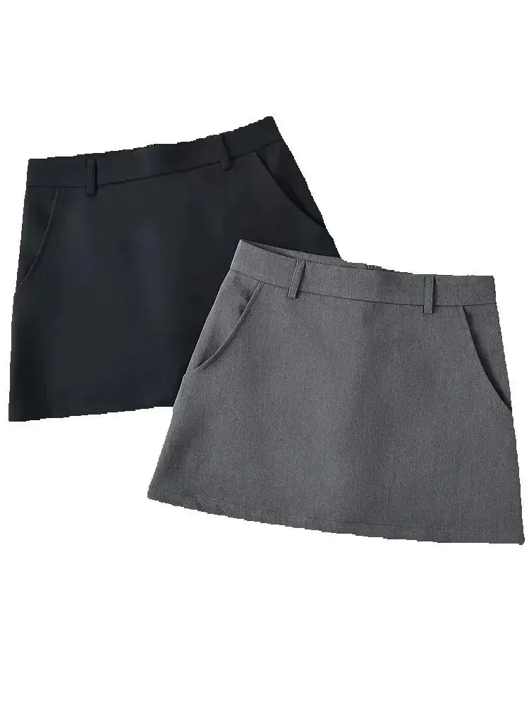 Black High-rise Mini Skirt | Dreamofthe90s