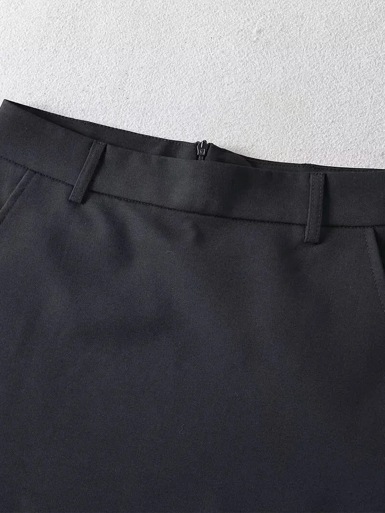 Black High-rise Mini Skirt | Dreamofthe90s