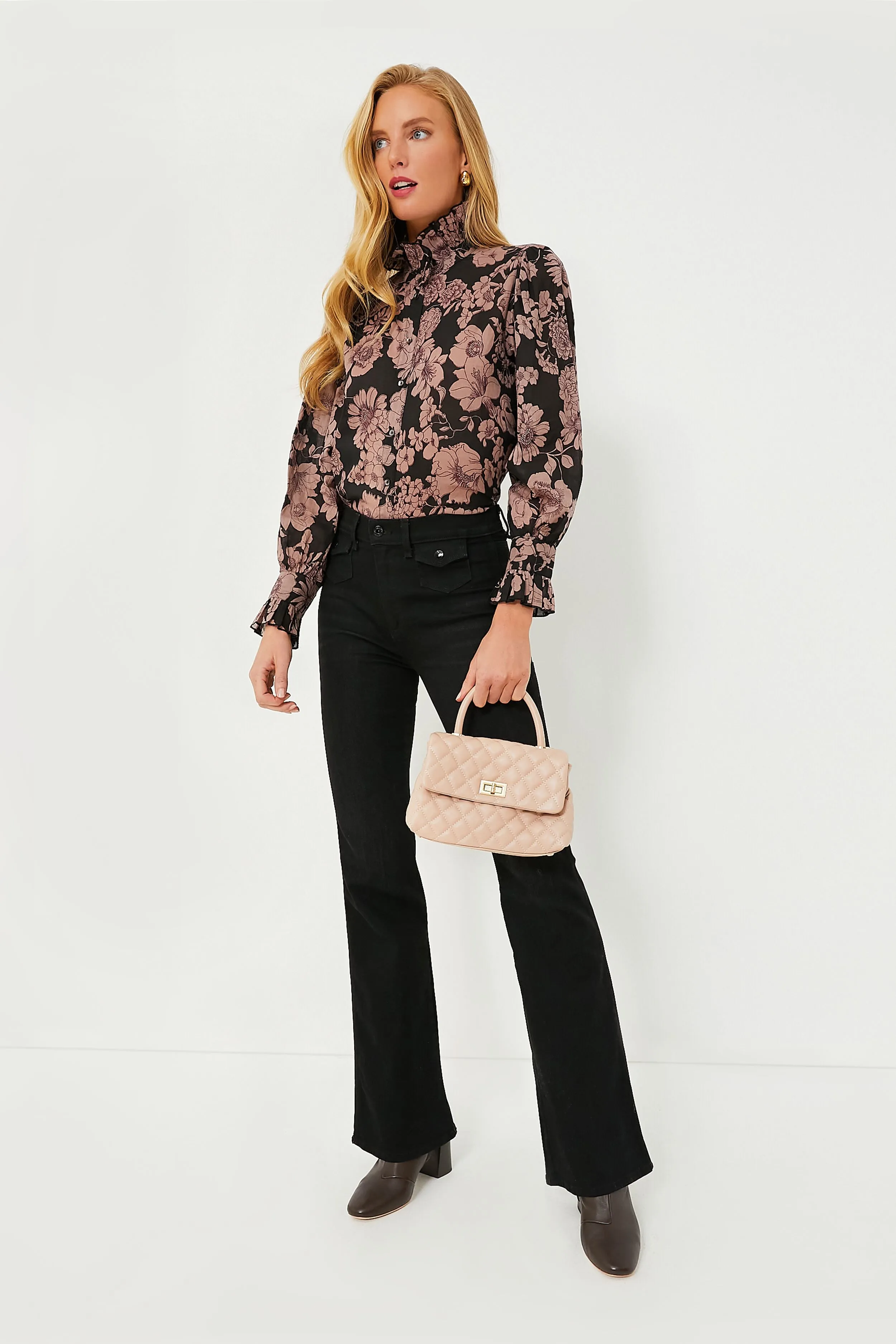 Black Leonie Blouse