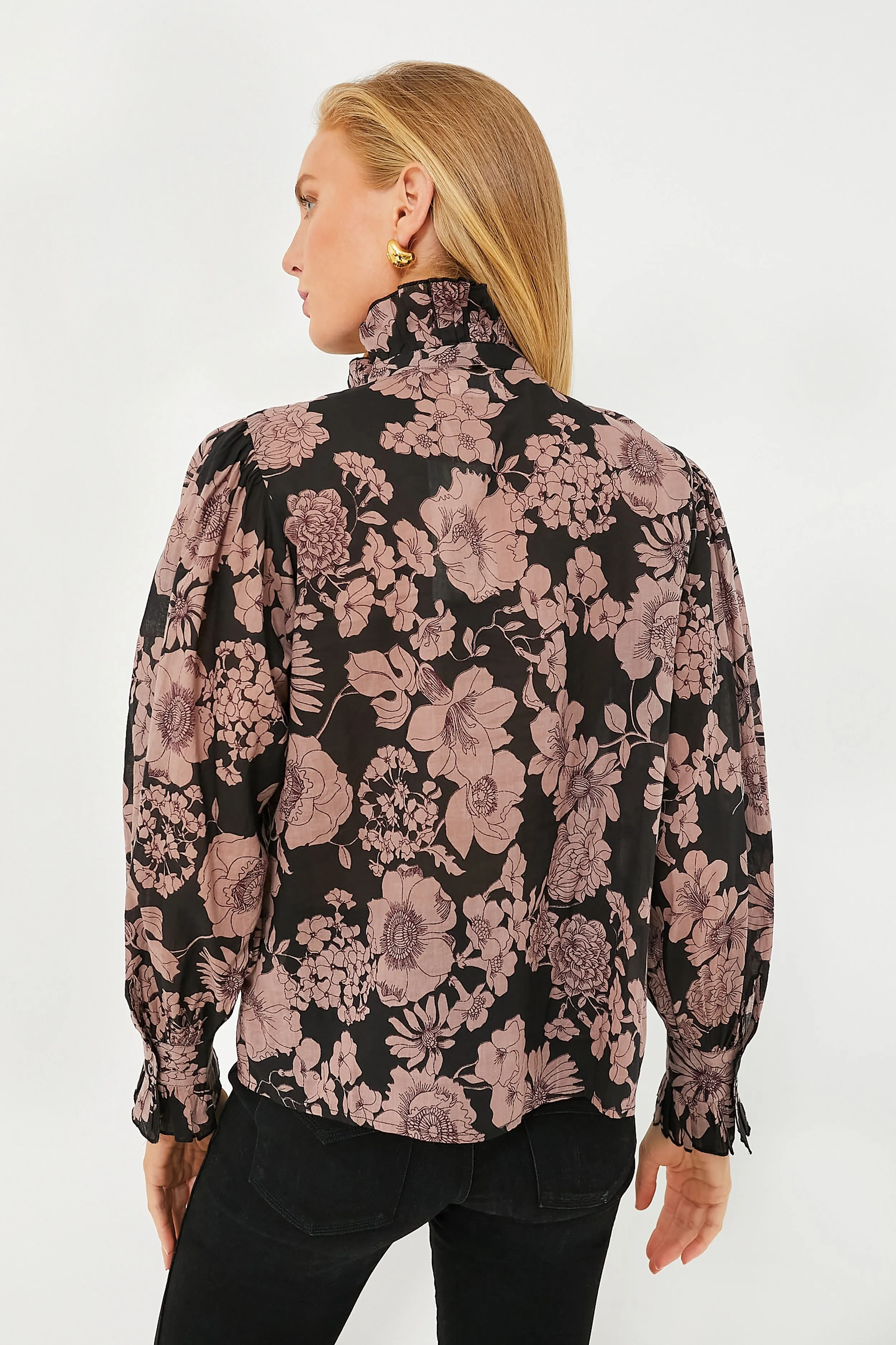 Black Leonie Blouse