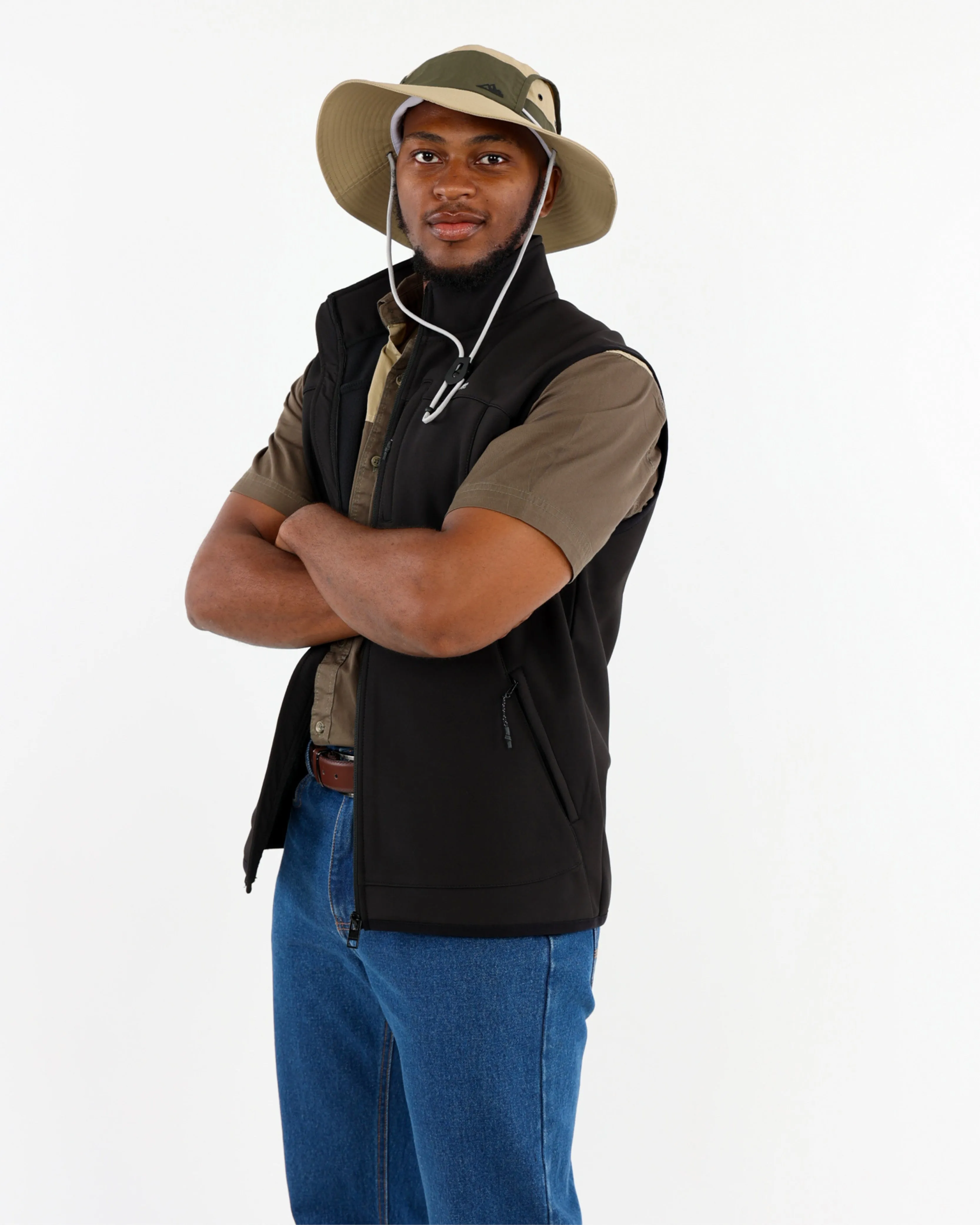 Black Softshell Bonded Gilet