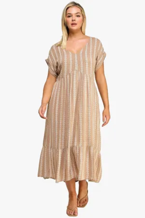Boho Maxi Dress W/ Slip