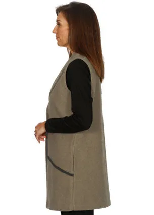 Boiled Wool Vest
