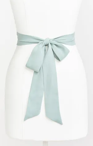 Bridesmaid Sash ~ Silver Sage Crisp
