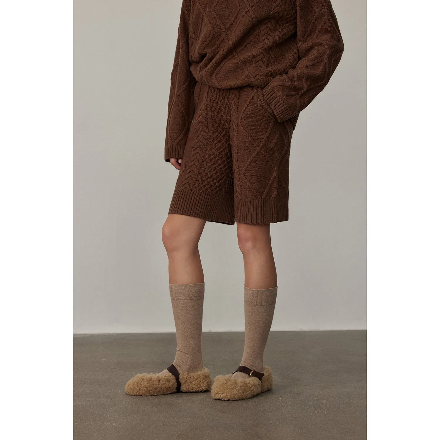 Cable Knit Merino Sweater