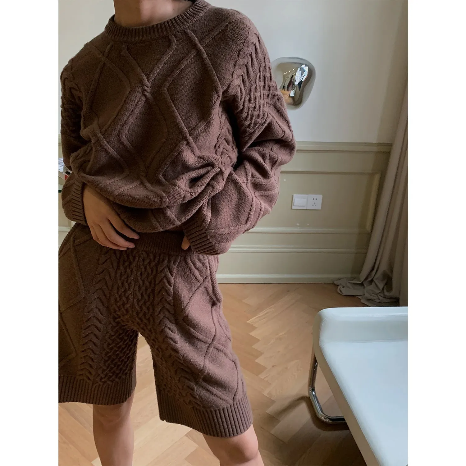 Cable Knit Merino Sweater