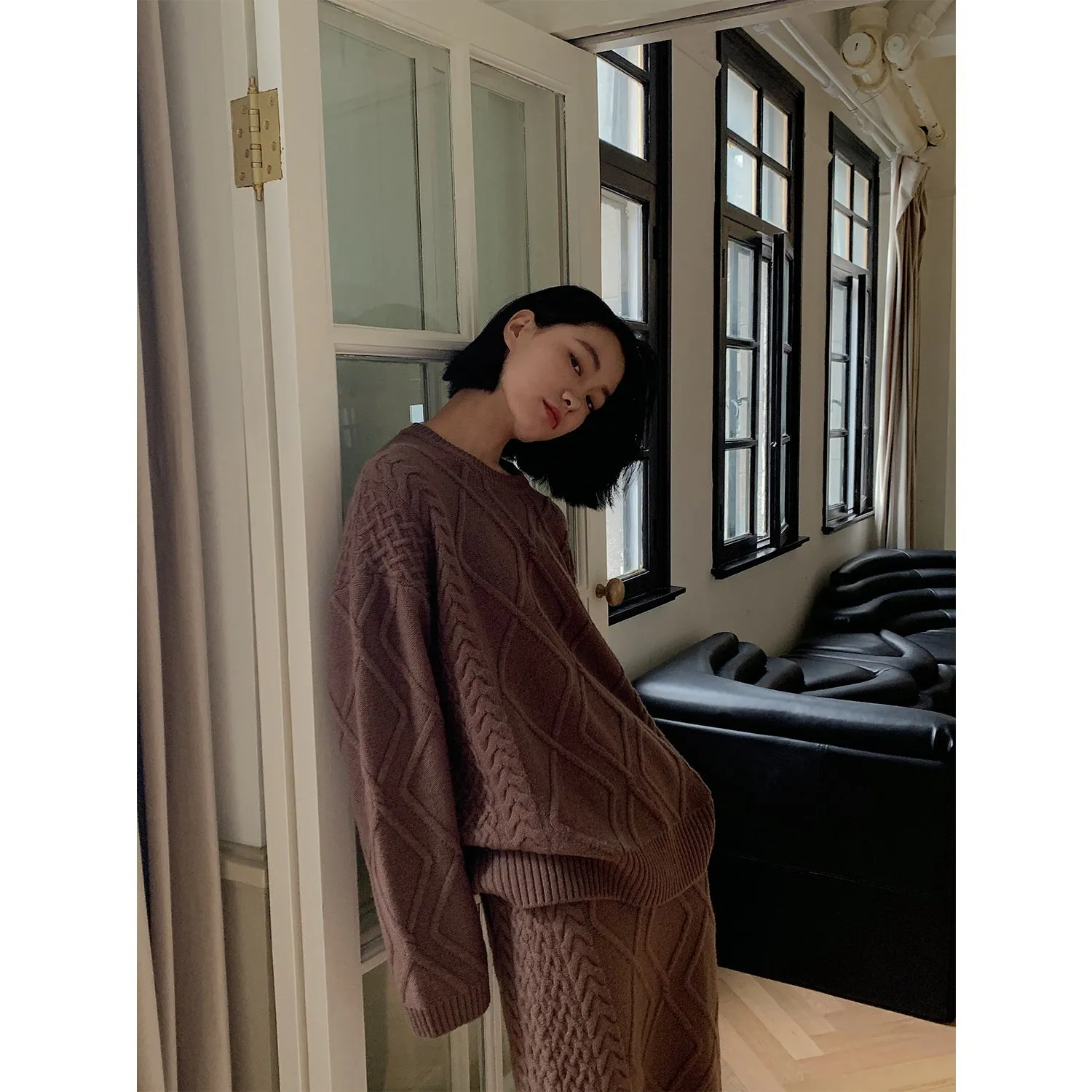 Cable Knit Merino Sweater