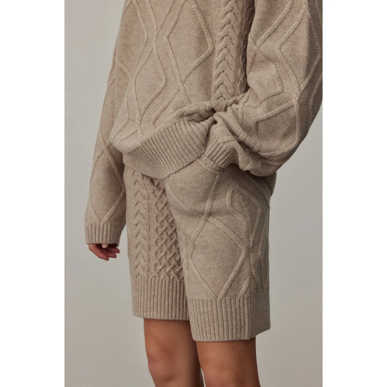 Cable Knit Merino Sweater