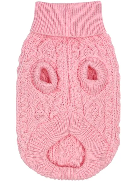 Cable Knit Sweater, Blush Pink