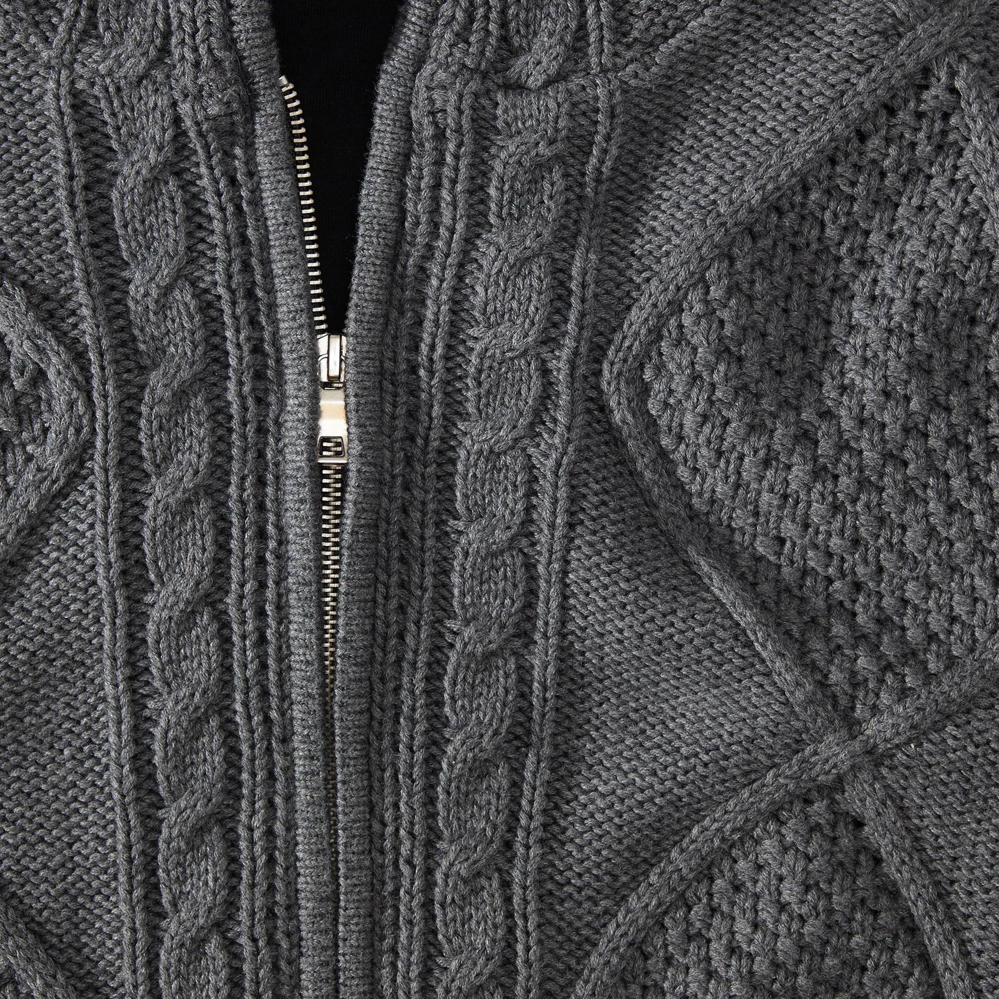 Cashmere Blend Cable Hoodie