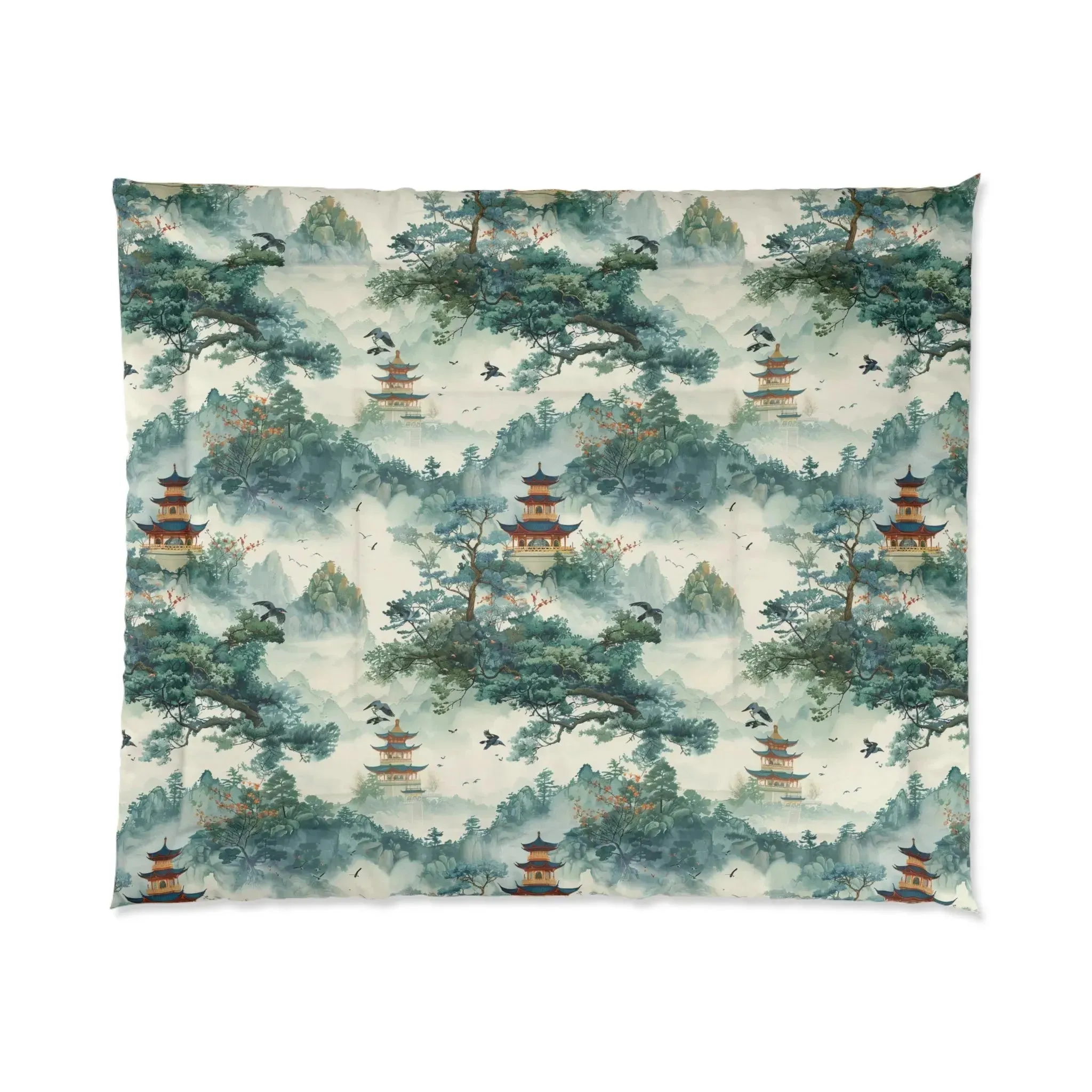Celestial Harmony Pagoda Comforter
