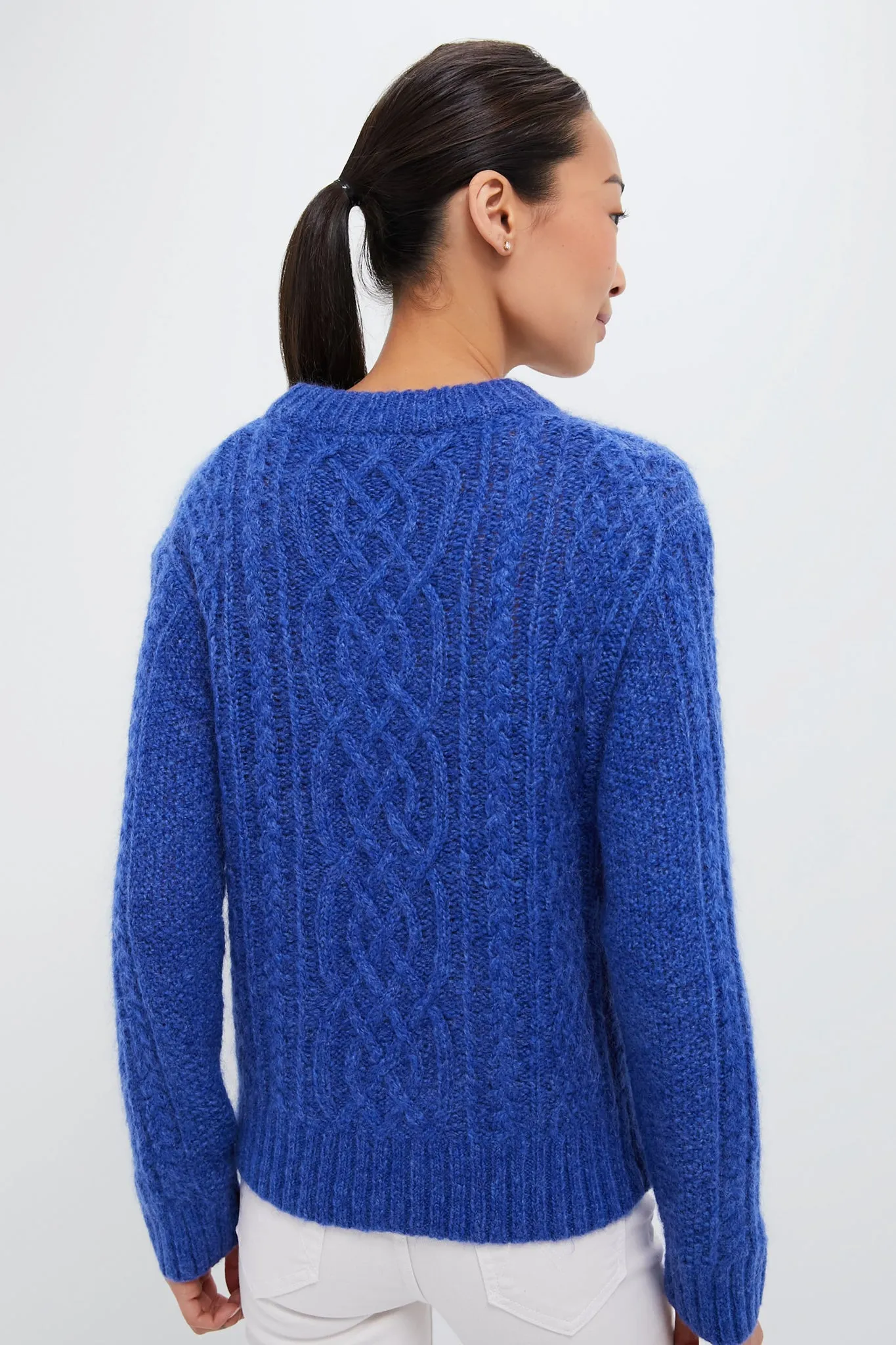 Cobalt Willow Fisherman Sweater