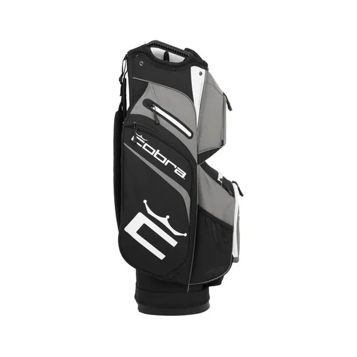 COBRA Signature Cart Bag - Black/Castle Rock/White Glow