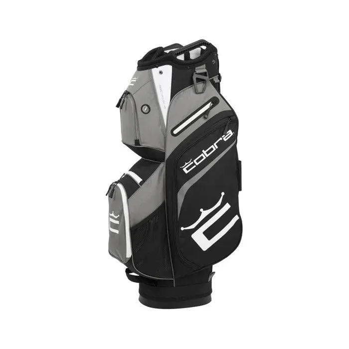 COBRA Signature Cart Bag - Black/Castle Rock/White Glow