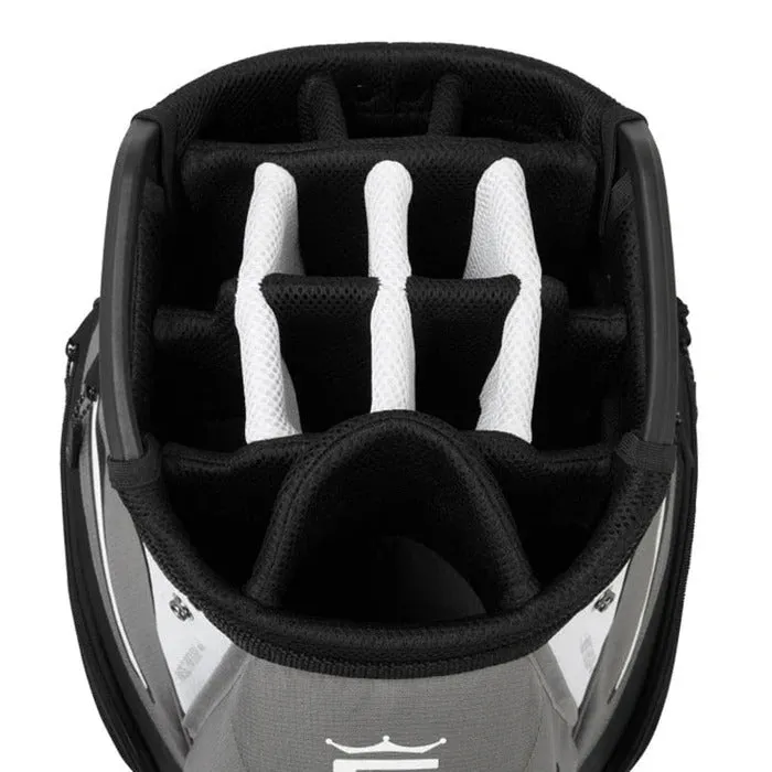 COBRA Signature Cart Bag - Black/Castle Rock/White Glow