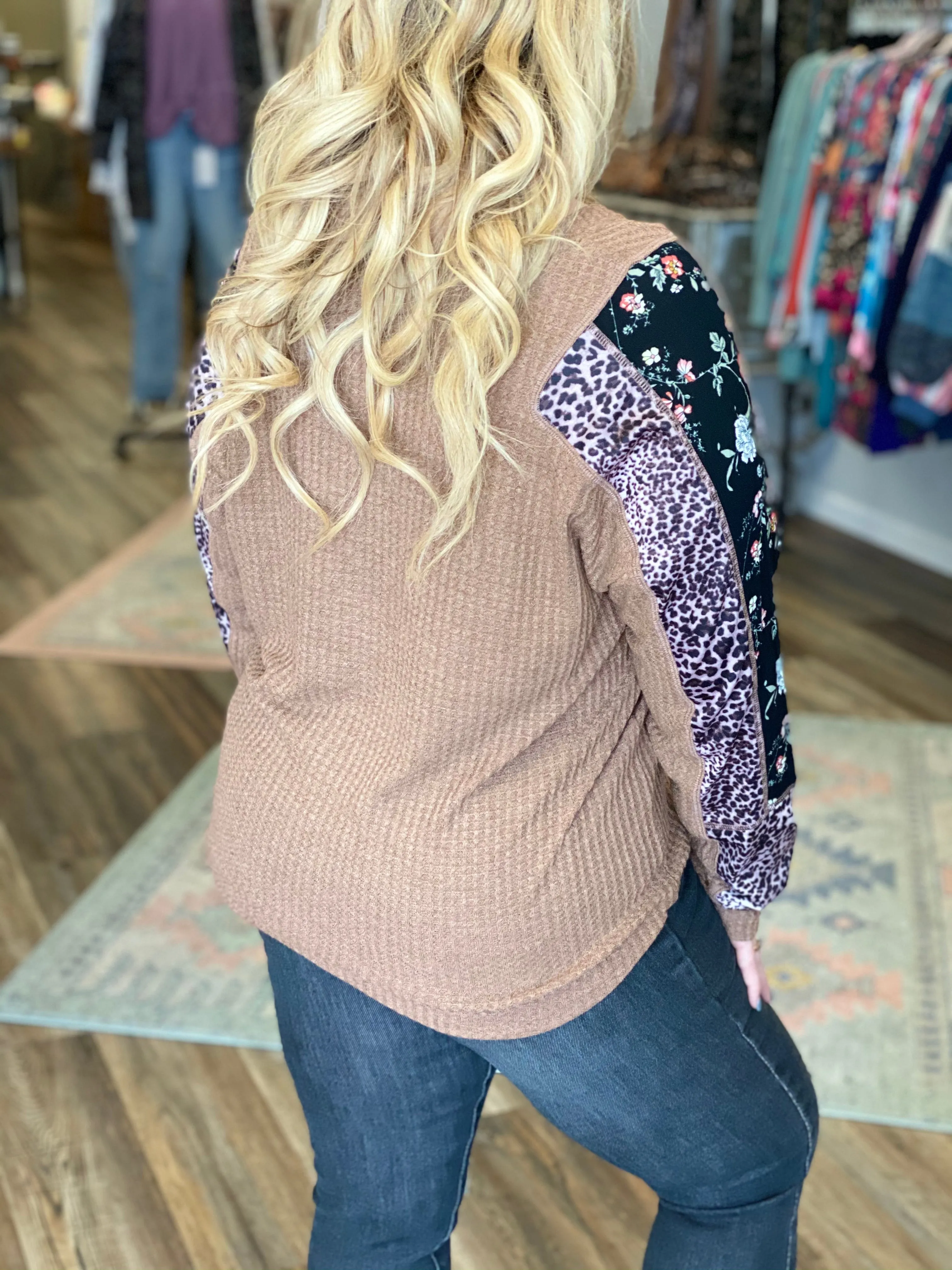Cold Brew Waffle Knit