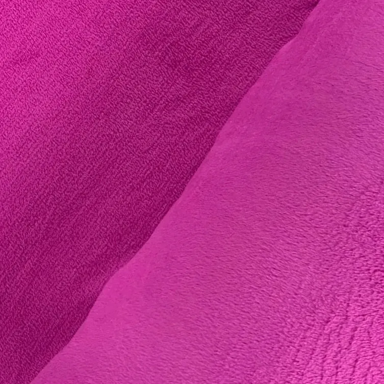 Coral Fleece Plain Magenta