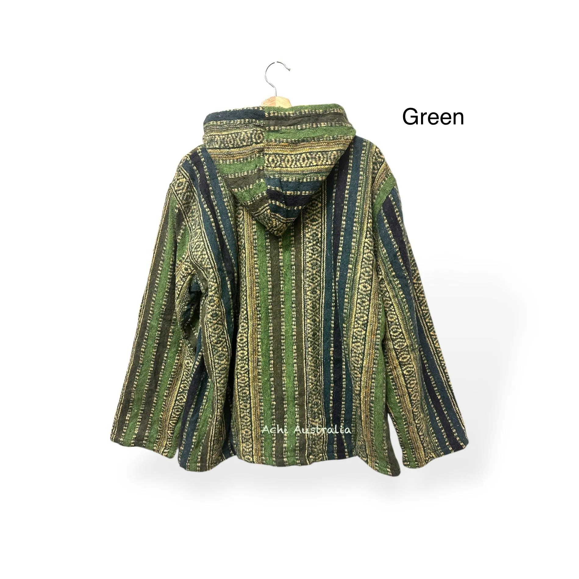 Cotton jacket with hoodie and zipper close