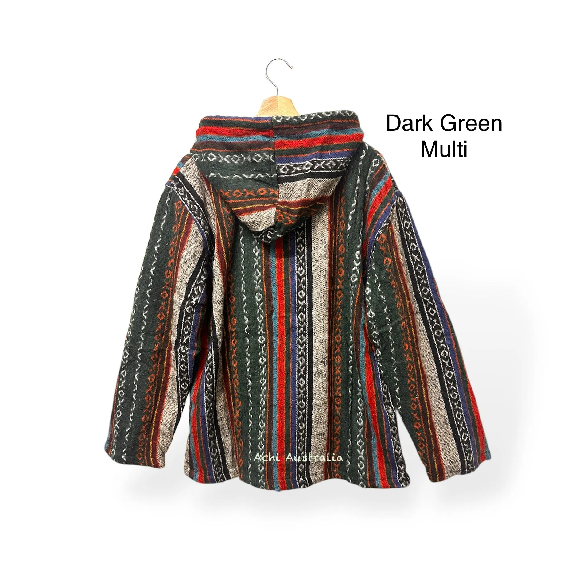 Cotton jacket with hoodie and zipper close