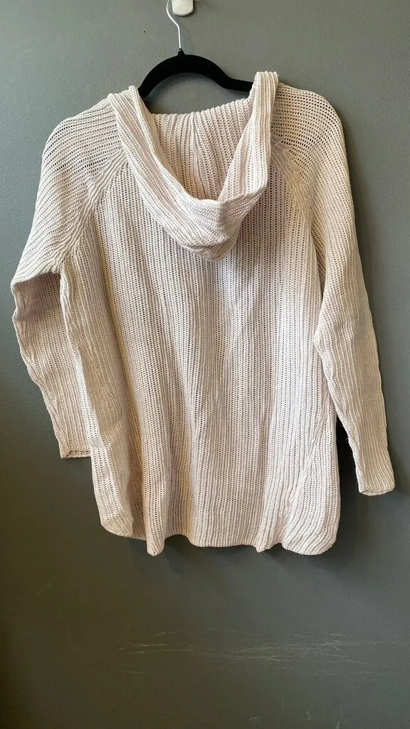 Cotton Knit Hoodie Sweater