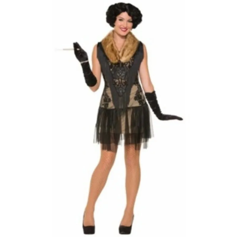 Deluxe 20s Faux Mink Wrap