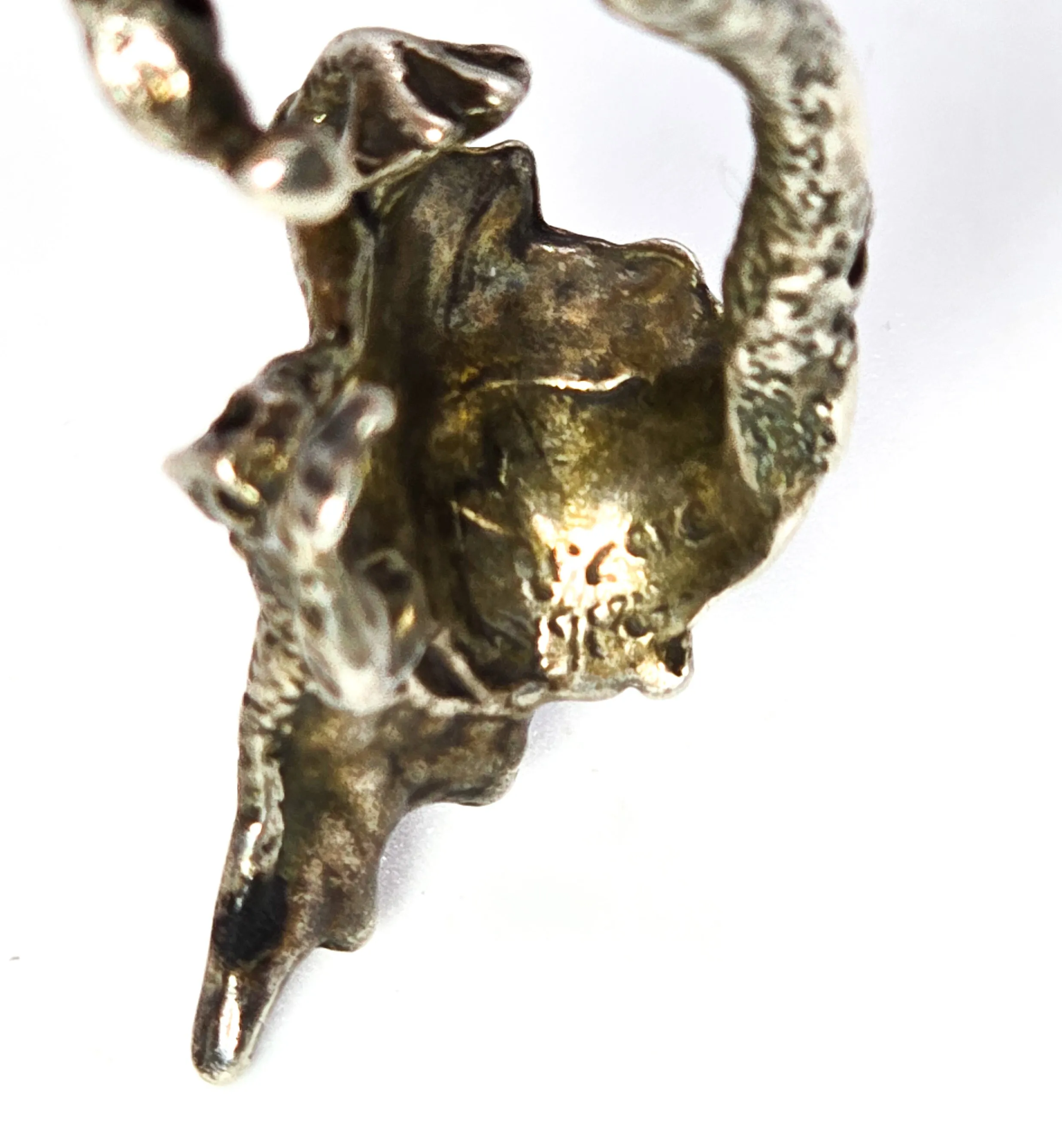 Dragon Retro 1982 sterling silver detailed ear cuff wrap no pierce cartilage ear hugger