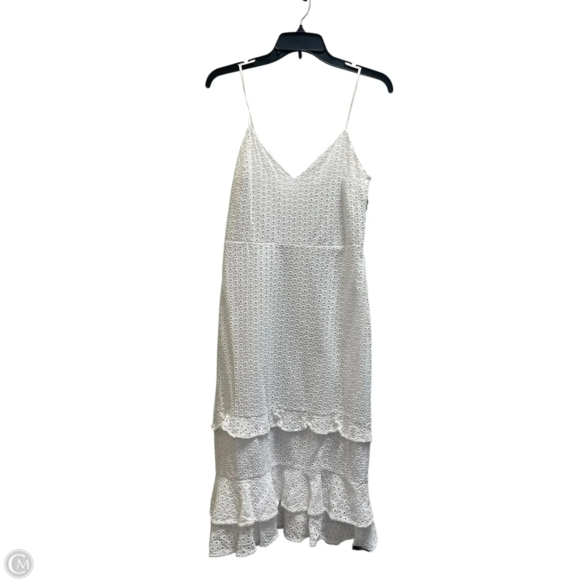 Dress Casual Midi By Express In White, Size: S