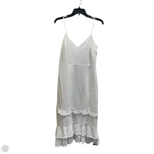 Dress Casual Midi By Express In White, Size: S