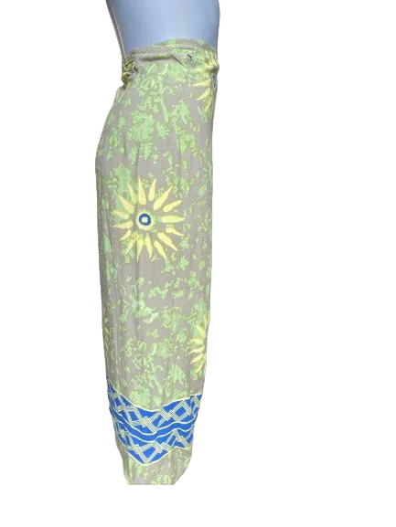 East West Sport Green Wrap Skirt