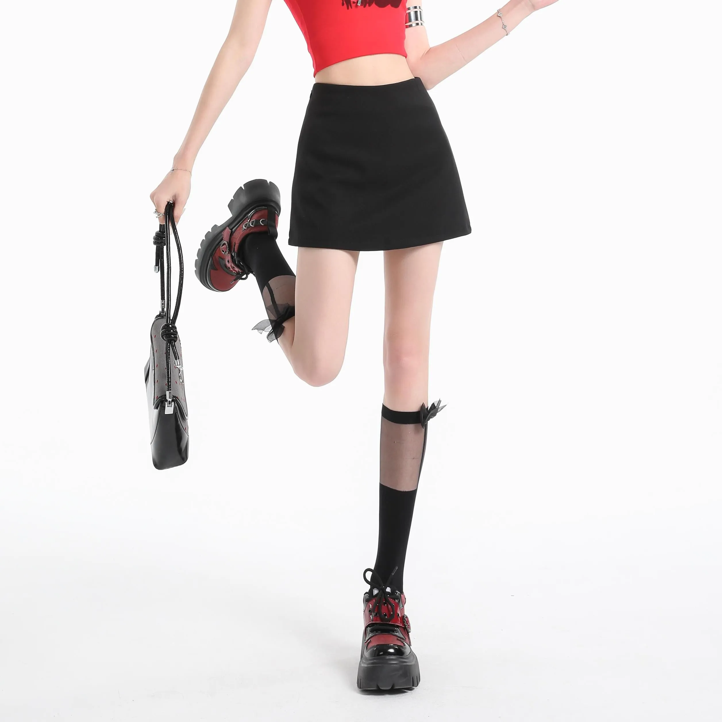 Elegant A-line Bodycon Skirt for Trendy Women's Style