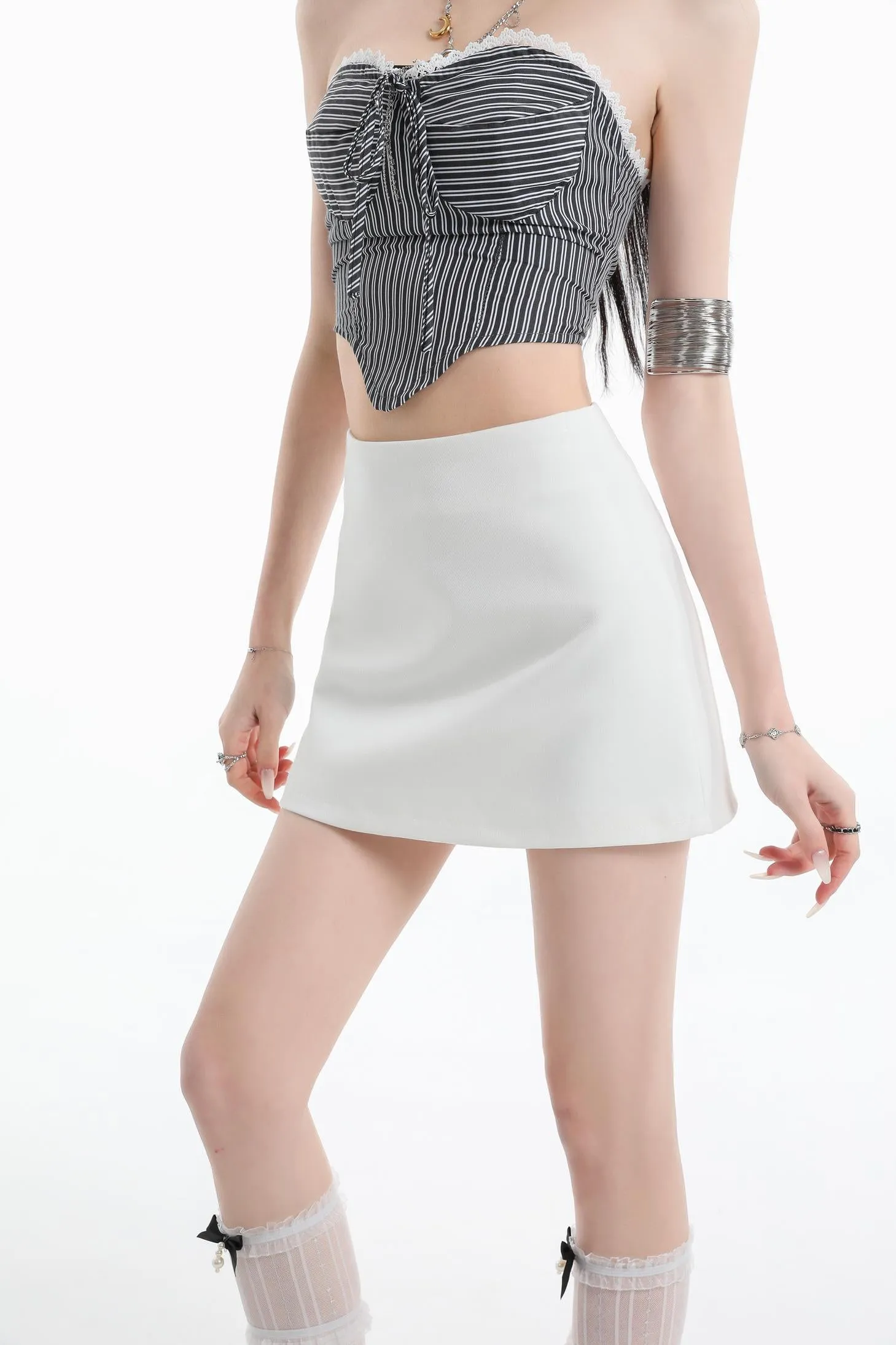 Elegant A-line Bodycon Skirt for Trendy Women's Style