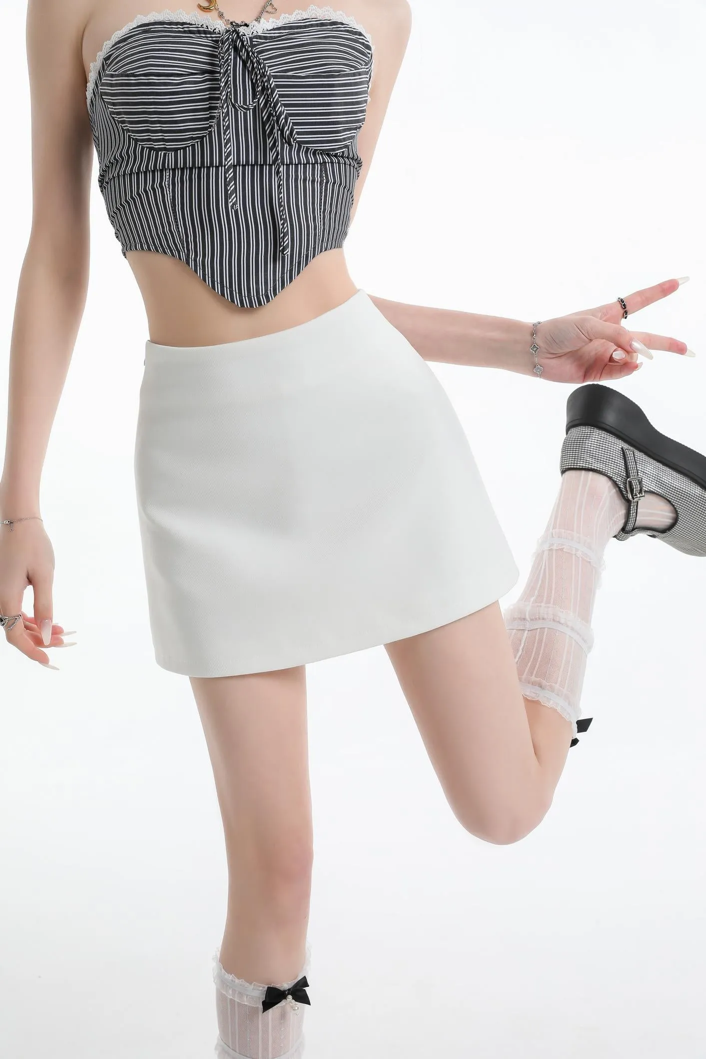 Elegant A-line Bodycon Skirt for Trendy Women's Style