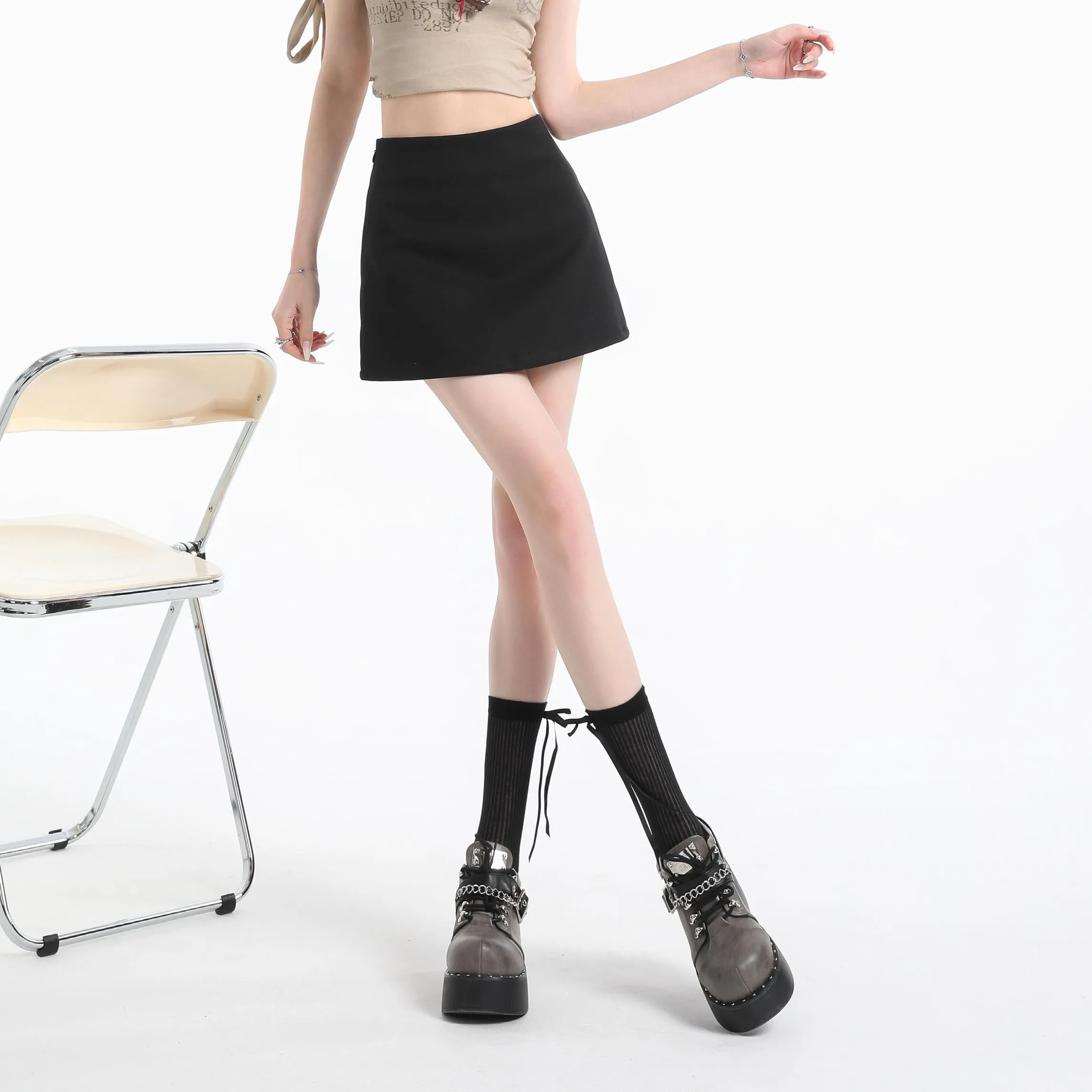 Elegant A-line Bodycon Skirt for Trendy Women's Style