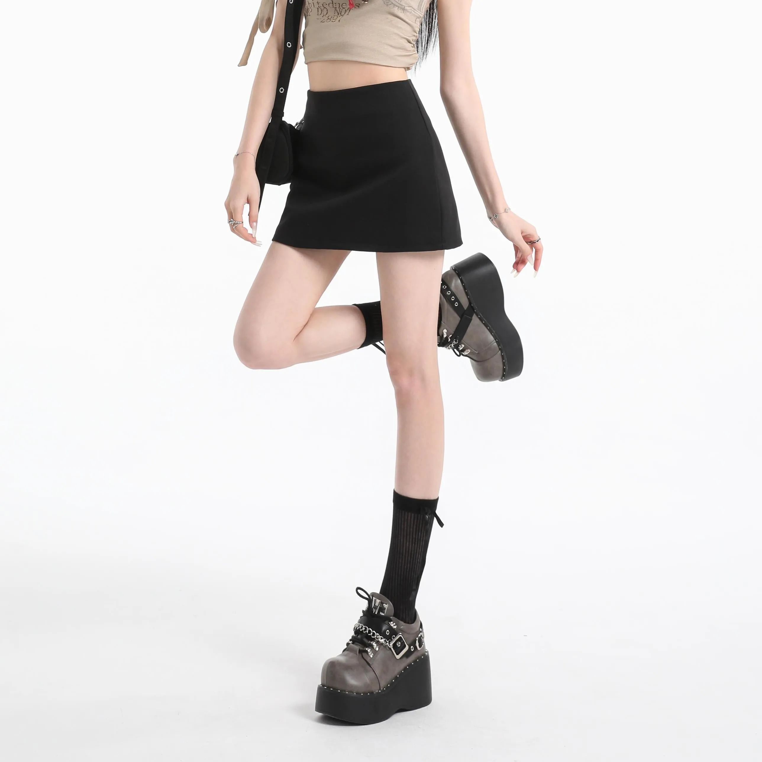 Elegant A-line Bodycon Skirt for Trendy Women's Style