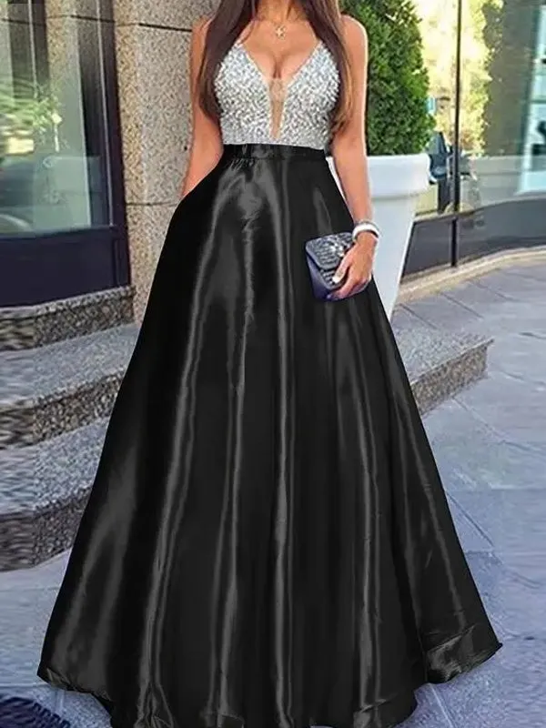 Elegant Party Lady Maxi Skirts