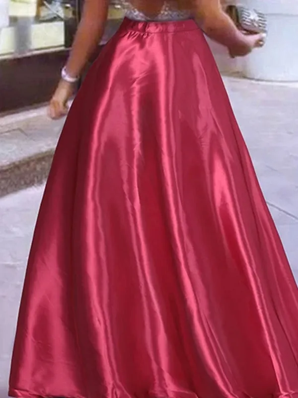 Elegant Party Lady Maxi Skirts