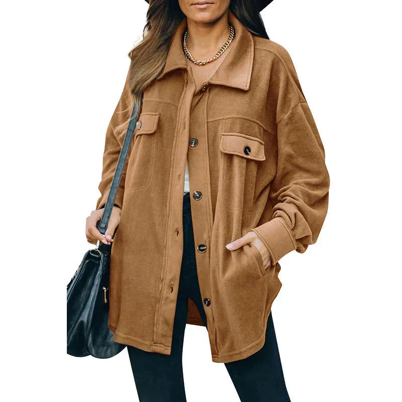 Elise - fleece button jacket
