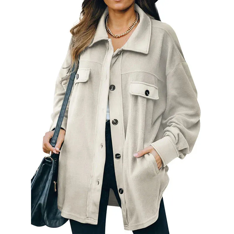 Elise - fleece button jacket